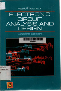 Electronic circuit analysis and design 2nd edition