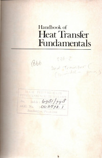 Handbook of heat transfer fundamentals ED. 2