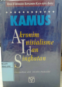 Kamus akronim, inisialisme, dan singkatan edisi 2