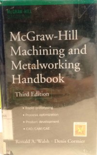 McGraw-Hill machining and metalworking handbook 3rd edition
