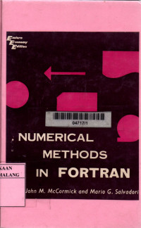 Numerical methods in fortran