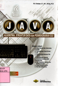 Java: algoritma, struktur data dan pemrograman gui edisi 1