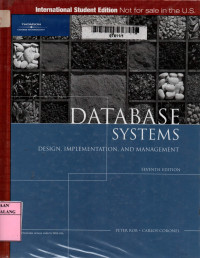 Database systems: design, implementation, and management 7th edition