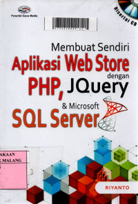 Membuat sendiri aplikasi web store dengan php, jquery dan microsoft sql server