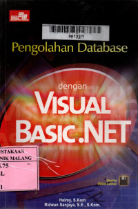 Pengolahan database dengan visual basic.net