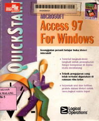 Quickstart microsoft access 97 for windows