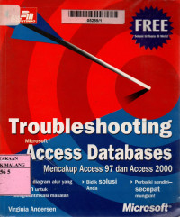 Troubleshooting microsoft access database mencakup access 97 dan access 2000