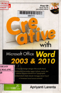 Creative with microsoft office word 2003 dan 2010