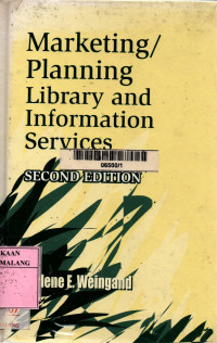 Marketing/planning library and information service 2nd edition