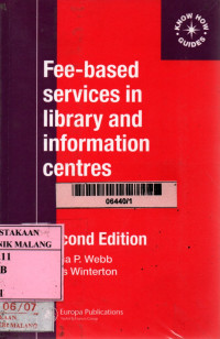 Fee-based services in library and information centers 2nd edition
