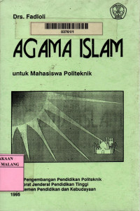 Agama islam untuk mahasiswa politeknik
