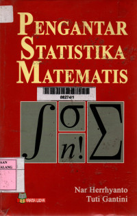 Pengantar statistika matematis edisi 1