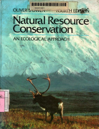 Natural resource conservation: an ecological approach 4th edition