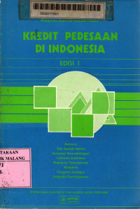 Kredit pedesaan di Indonesia edisi 1
