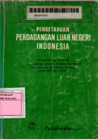 Pengetahuan perdagangan luar negeri Indonesia