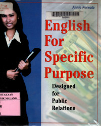 English for specific purpose: designed for public