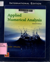 Applied numerical analysis 7th edition