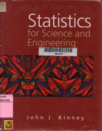 Statistics for science and engineering