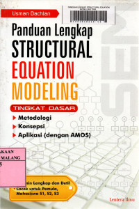 Panduan lengkap structural equation modelling tingkat dasar