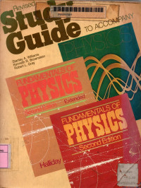 Study guide to accompany fundamentals of physics 2nd edition