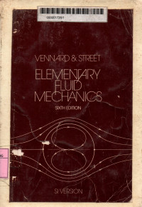 Elementary fluid mechanics 6th edition