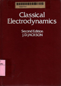 Classical electrodynamics 2nd edition