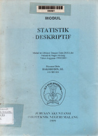 Statistik deskriptif: modul