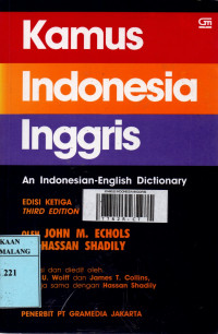 Kamus indonesia-inggris edisi 3
