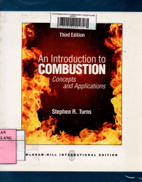 An introduction to combustion: concepts and applications 3rd edition