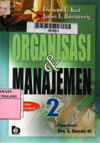 Organisasi dan manajemen 2 edisi 4