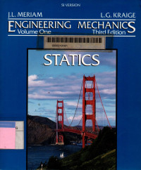 Engineering mechanics: statics vol. 1 3rd edition
