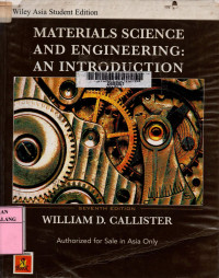 Materials science and engineering: an introduction 7th edition