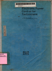 Electronic power control for technicians