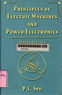 Principles of electric machines and power electronics 2nd edition
