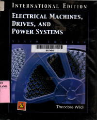 Electrical machines, drives, and power systems 6th edition