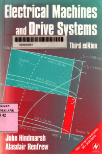 Electrical machines and drive systems 3rd edition