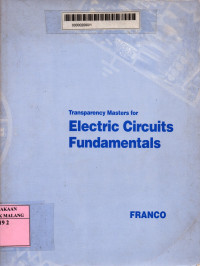 Transparency masters for electric circuits fundamentals