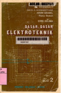 Dasar-dasar elektro teknik jilid 2 edisi 5