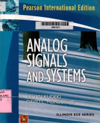 Analog signals and systems