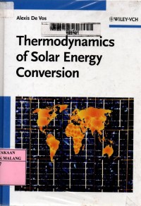 Thermodynamics of solar energy conversion