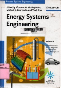 Process systems engineering: energy systems engineering vol. 5