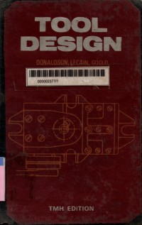 Tool design 3rd edition
