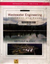 Wastewater engineering: treatment and reuse 4th edition