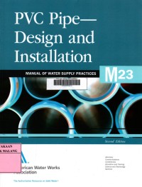 PVC pipe: design and installation 2nd edition