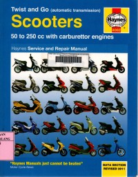 Twist and go (automatic transmission) scooters: service and repair manual