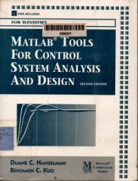 Matlab tools for control system analysis and design 2nd edition