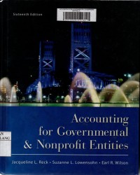 Accounting for governmental and nonprofit entities 16 edition