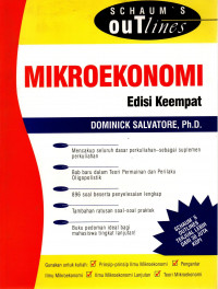 Schaum's outlines: teori dan soal-soal mikroekonomi edisi 4