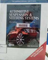 AUTOMOTIVE SUSPENSION & STEERING SYSTEMS: SHOP MANUAL ED. 5