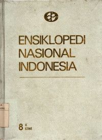 Ensiklopedi nasional indonesia jilid 8 k-kiwi
